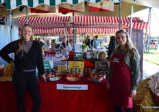 Kim en Jessie Huppertz bij Rigoni di Asiago. De sinaasappelhoning van Mielbio is weer verkrijgbaar. Ook toonden ze een Kerst-set. 